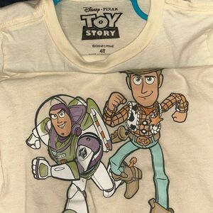 3 for $15! Kids 4t Toy Story Kids Shirt with buzz and woody boys kids 4t shirt